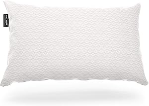 Cosy House Collection Luxury Bamboo Shredded Memory Foam Pillow - Adjustable Fill - Cool & Breathable Removable Hypoallergenic Cover with Zipper Closure - King