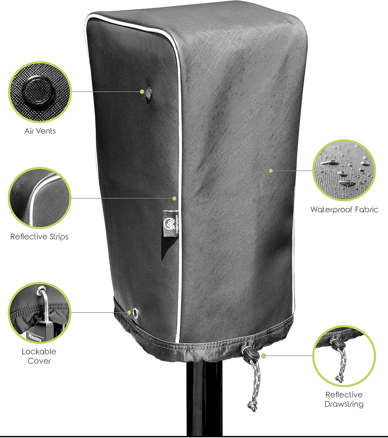 Universal Size 18″H x 7 1/2″W x 9″D Seven Sparta Electric Jack Cover