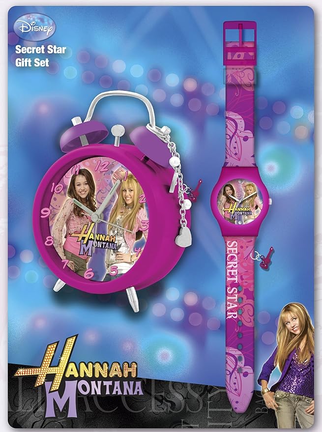 Hannah Montana Analogue Watch & Alarm Clock Set Amazon.co.uk Watches