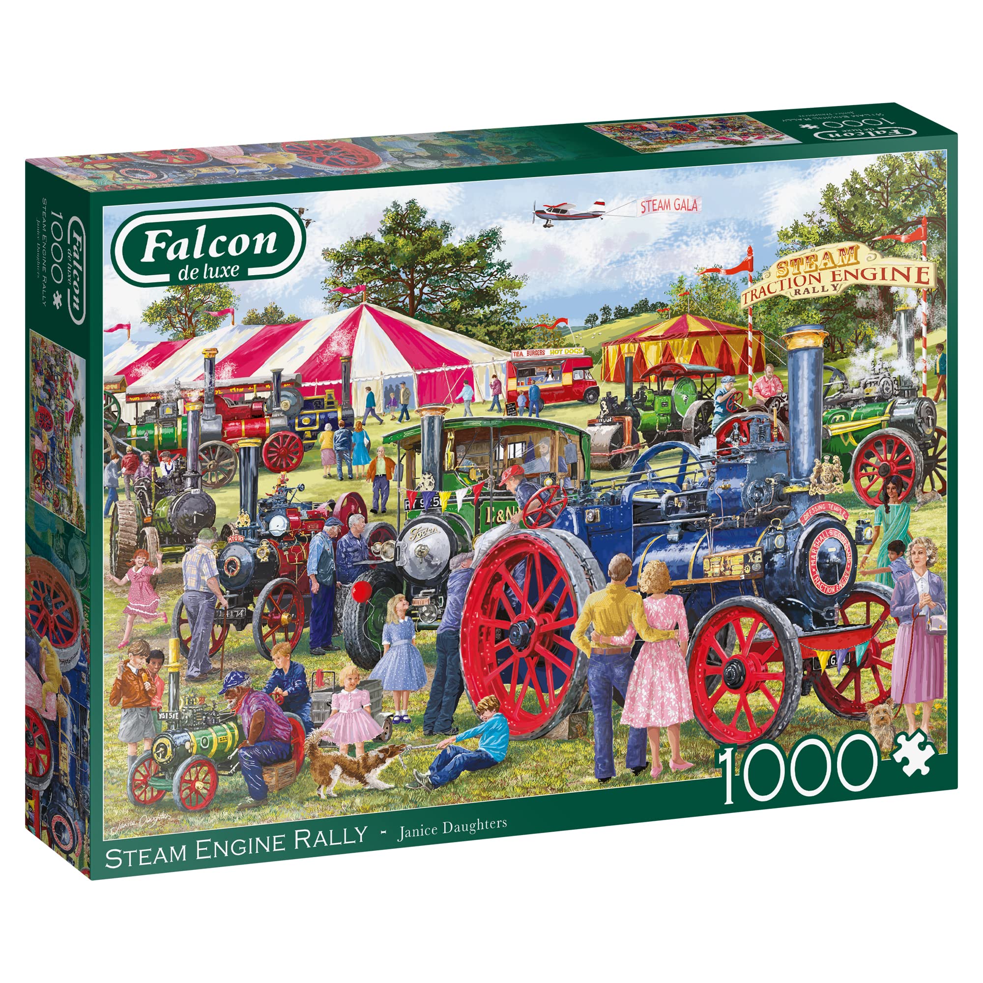 Jumbo, Falcon de luxe - Steam Engine Rally, Jigsaw Puzzles for Adults, 1000 piece