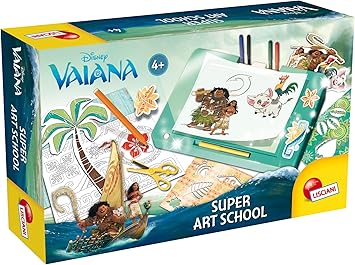 Lisciani Giochi 56095 - Set de Dibujo Vaiana Super Art School: Amazon.es: Juguetes y juegos