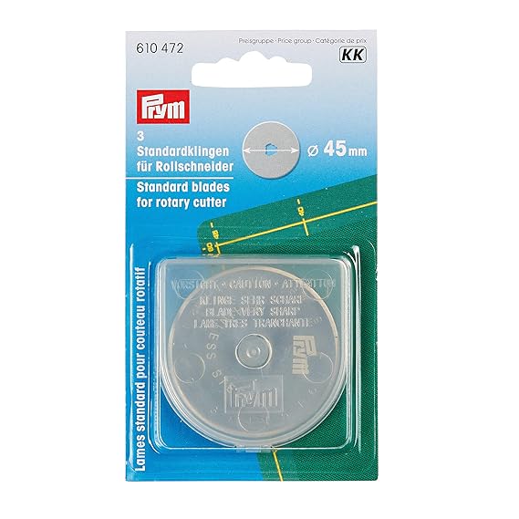 Prym 610472 Ersatzklinge Stahl 4,5 cm, 3 Stk.