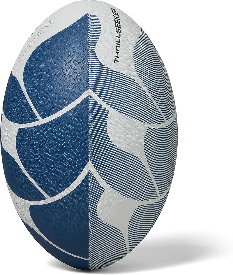 Canterbury Thrillseeker Play Rugby Ball White Blue 3