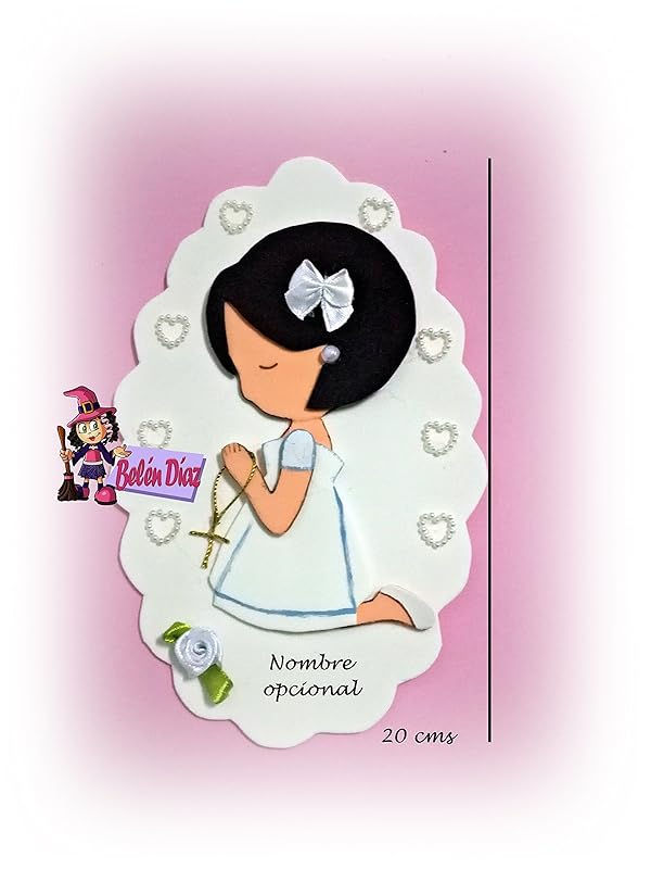 Imán para nevera detalles invitados comunión personalizados ...