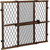 Position &amp; Lock Adjustable Wood Baby Gate (Farmhouse Collection)