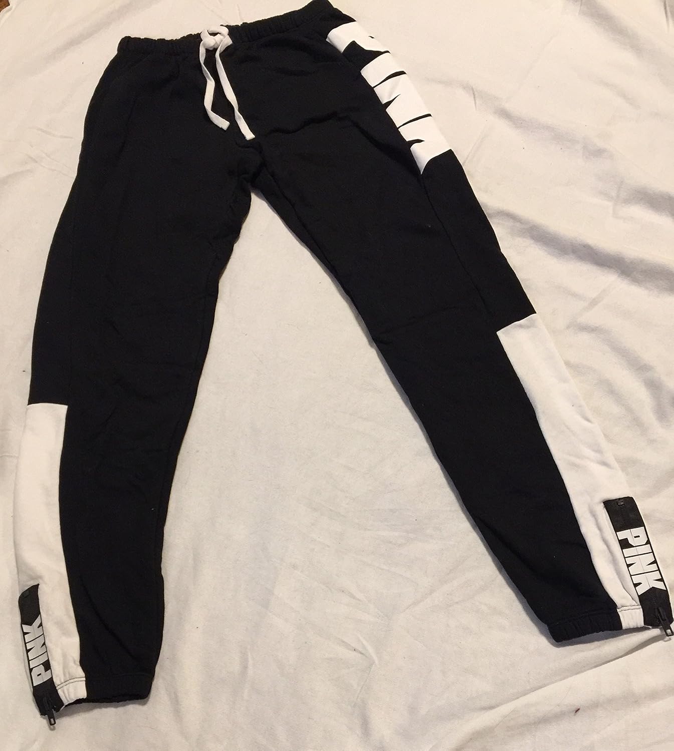 Black and pink sweatpants Clearance
