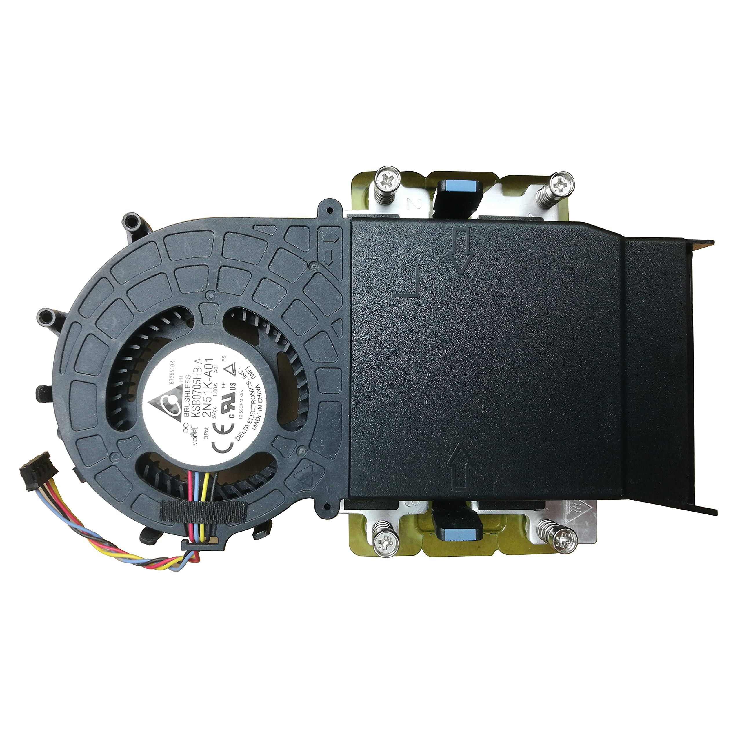 Photo 1 of BestParts Air Cooler Heat Sink and Fan Assembly Compatible with Dell Optiplex 3020M 9020M 7020M 7040M 7050M Desktop 2N51K 5JV3N 2HM9P KSB0705HB-A 5Vdc 1.00A