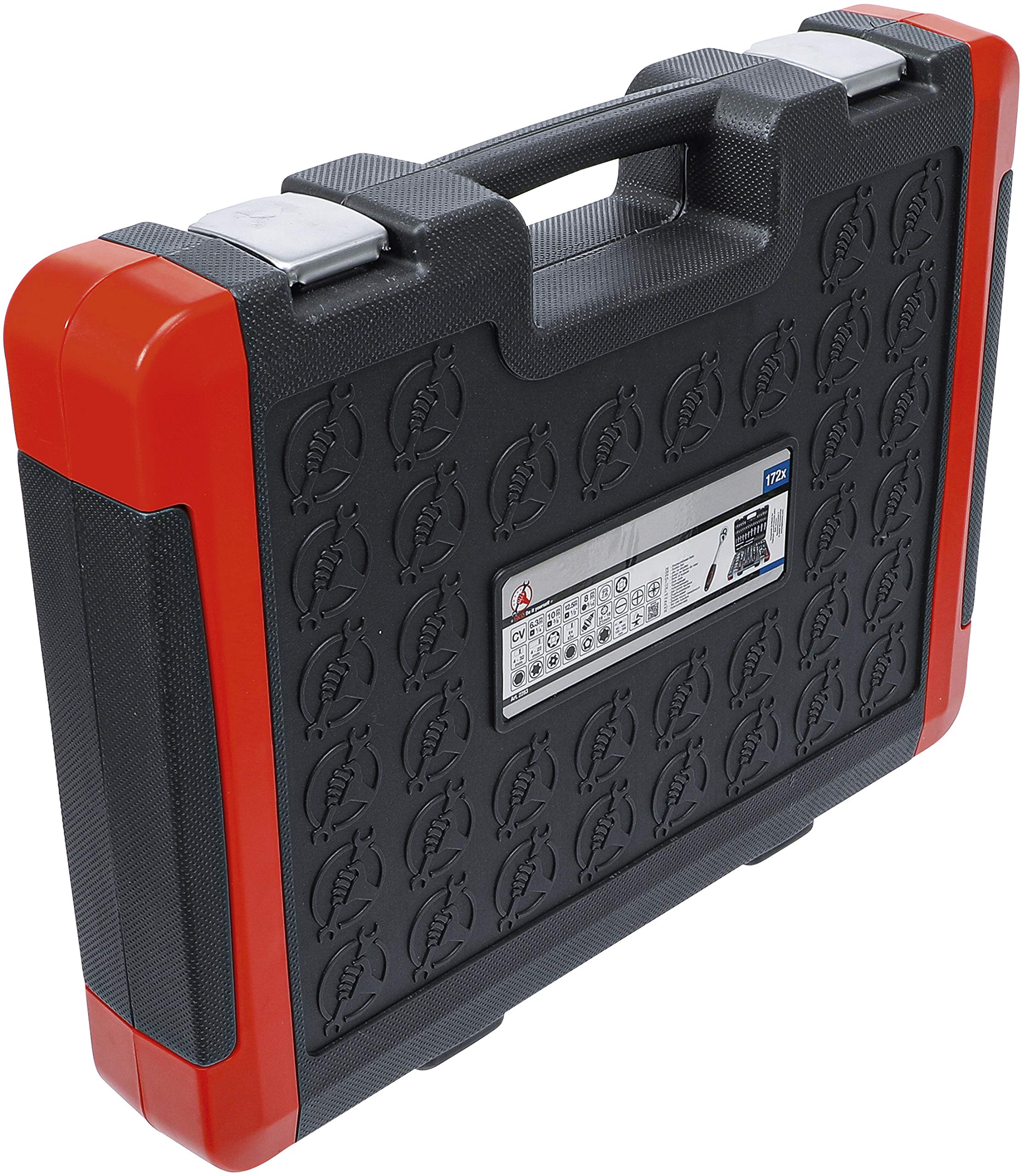 BGS Diy 2283 | Steckschlüssel-Satz | Antrieb 6,3 mm (1/4") / 10 mm (3/8") / 12,5 mm (1/2") | 172-tlg. 5