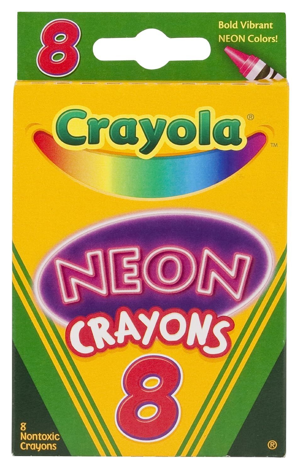 Crayola Neon Crayons (8 Count) Amazon.in Toys & Games