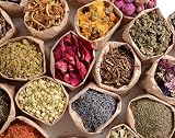 Premium Witchcraft Herb Set 30 Dried Herbs with Wooden Spoon for Spells view 3