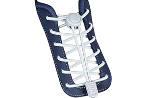 ILIVEX No Tie Shoelaces - Tieless Elastic Shoe Laces - Strong Lock Shoelaces for Sneakers - One Size Fits All for Adults and Kids