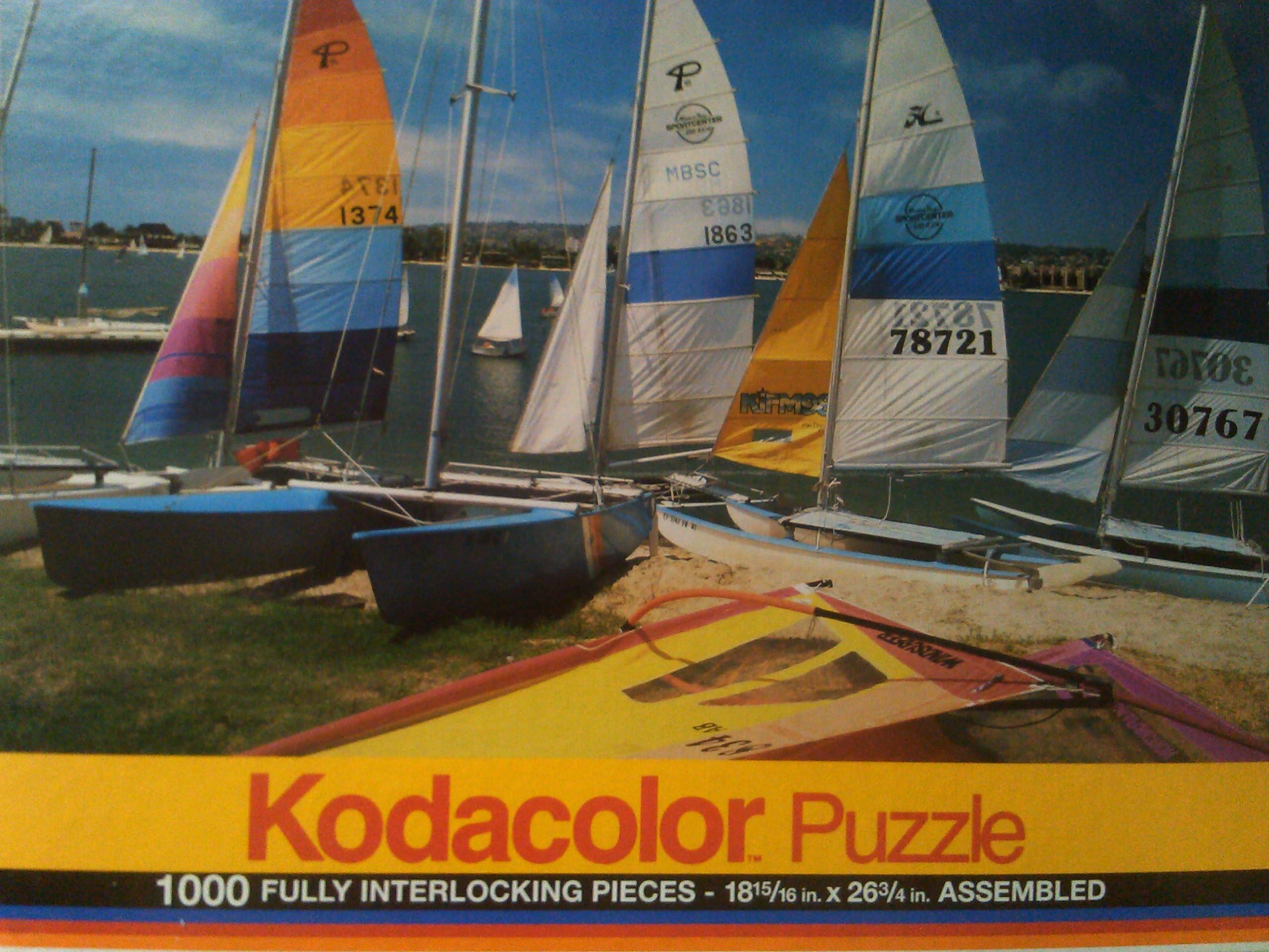 Mission Bay Kodacolor 1000 Piece Jig Saw Puzzle