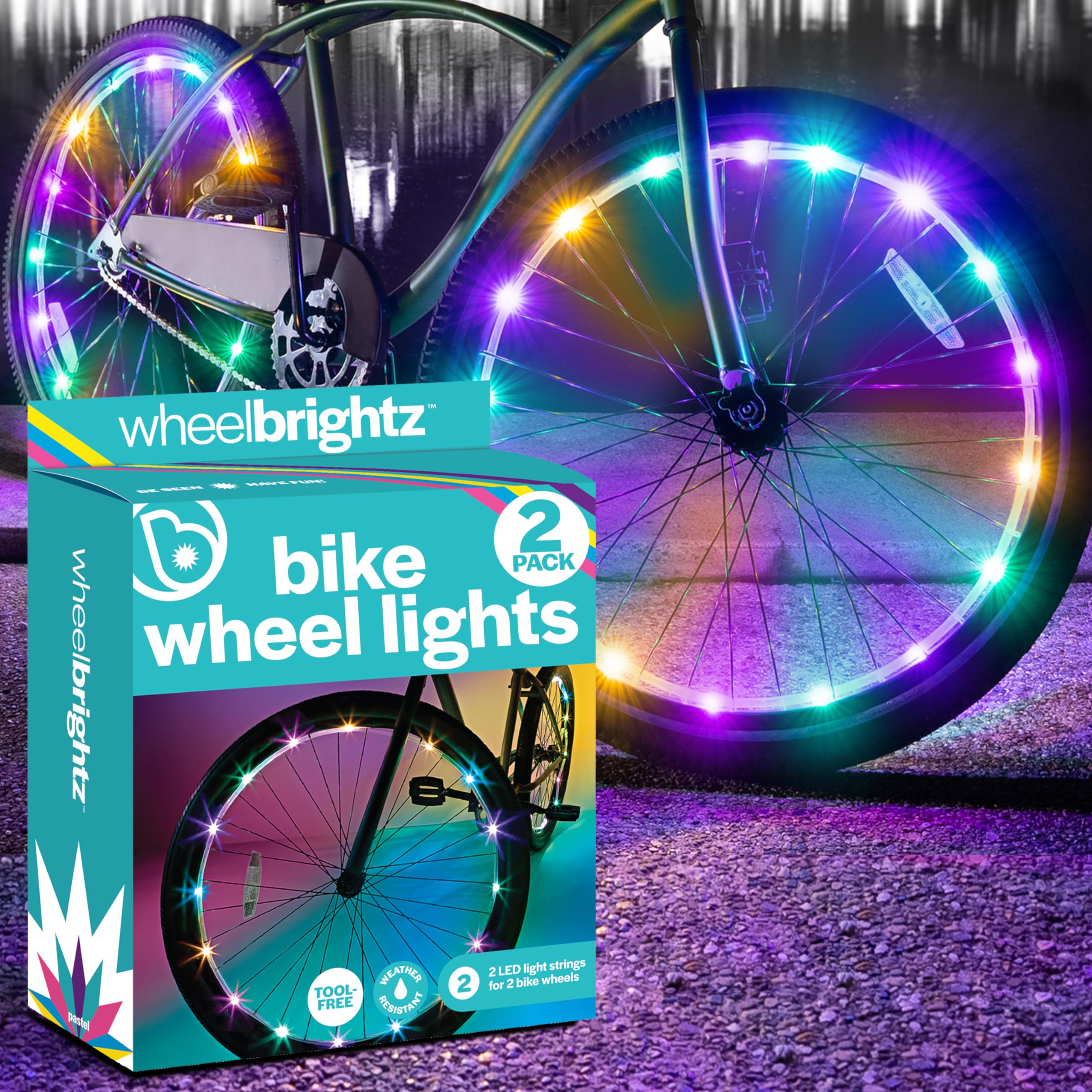 Bike Wheel Lights by Brightz WheelBrightz LED Burning Man Bike