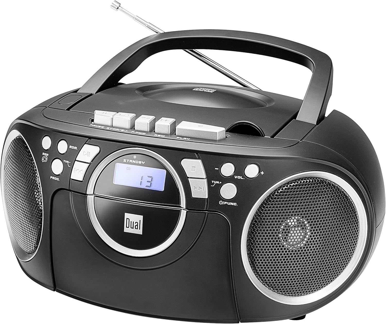 DUAL P71 Portable CD Player Noir Lecteur de CD P71, 3 W, 2 x 1.5 W, 87,5108 MHz, 5401600 kHz