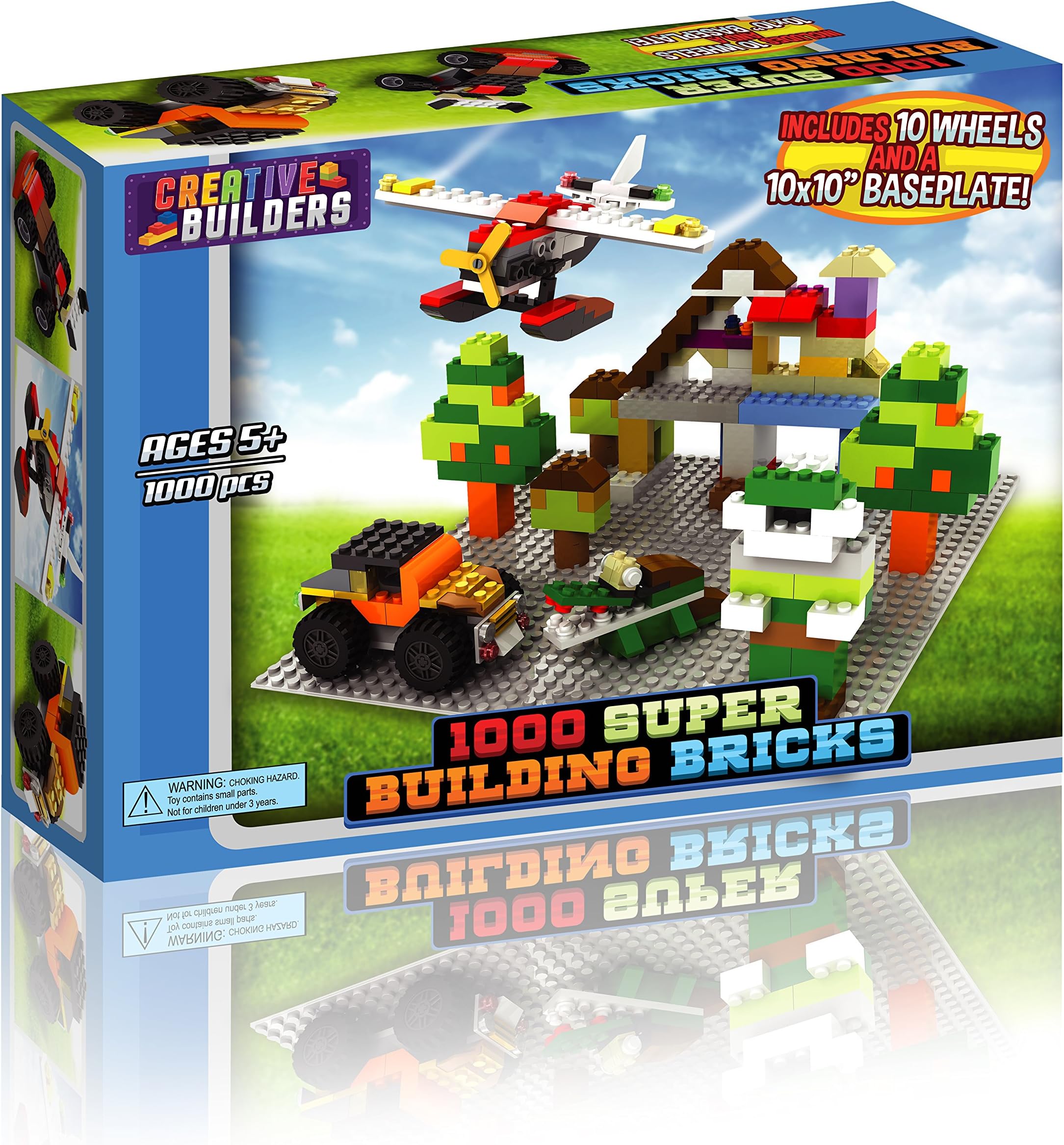 ToyPark Building Blocks Car is Made of Non-Toxic Environmentally Friendly and Materials , Without Strong Smell, Friendly to Baby.Kids