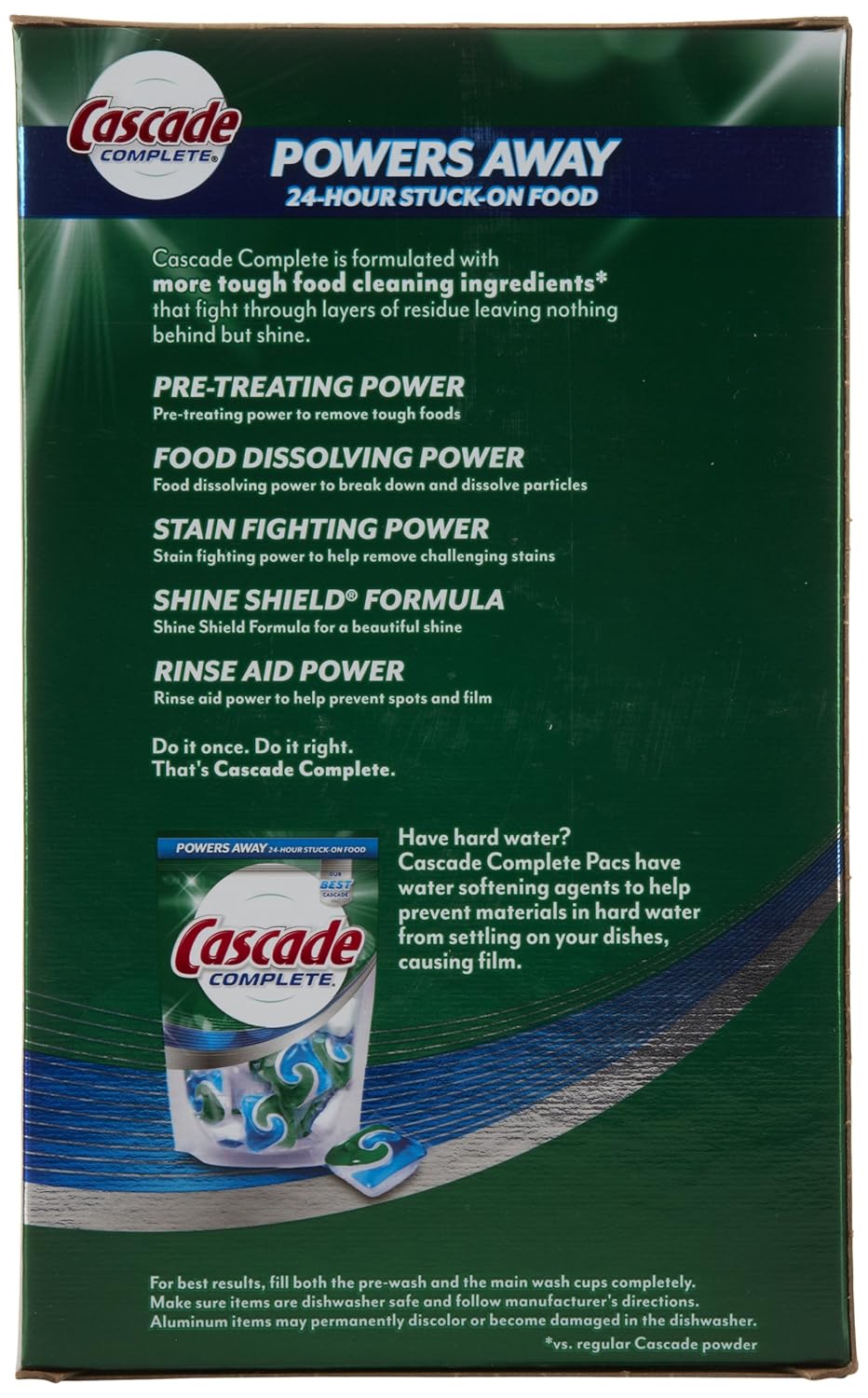 Cascade Complete Powder Dishwasher Detergent, Fresh Scent, 75 Oz: Prime Pantry