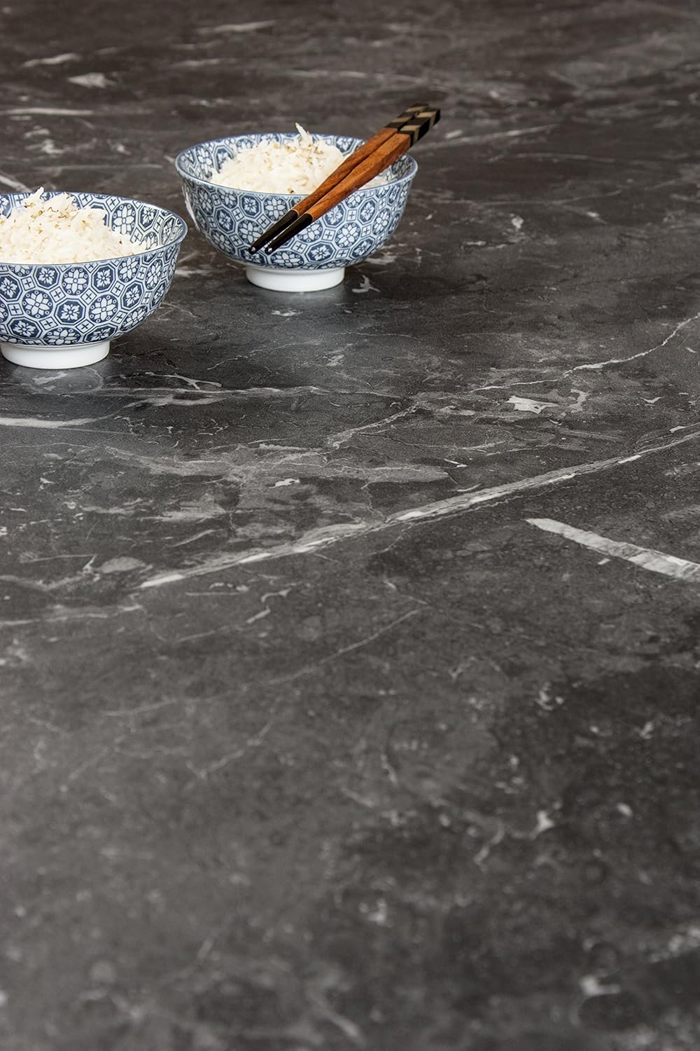 Schwarzer Marmor - Resopal Küchenarbeitsplatten (3m × 900mm × 38mm