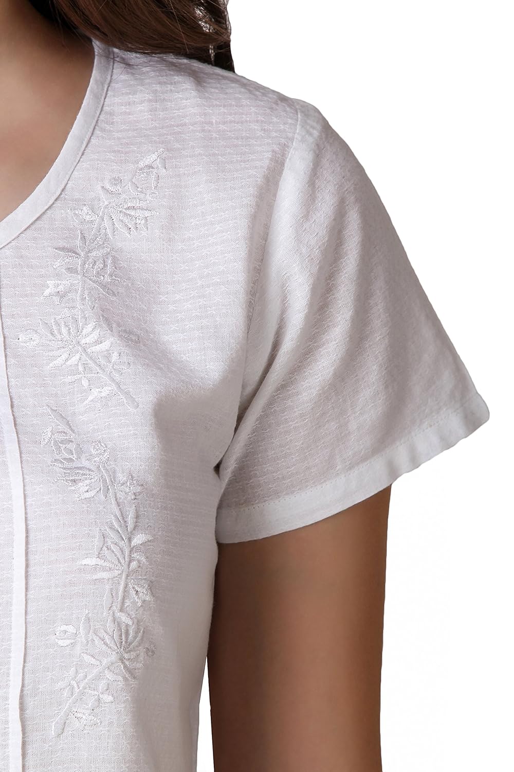 after dark women's sleepwear, embroidered shorts & top set