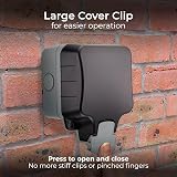 BG Electrical Outdoor Single Switched Power Socket Weatherproof 13A IP66 view 3