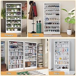 OSEILLC 7-Tier Heavy Duty Steel Storage Rack