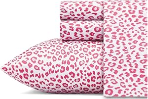 Betsey Johnson - Full Bed Sheets, Soft & Lightweight Bedding, Fade & Wrinkle Resistant (Leopard, Full)