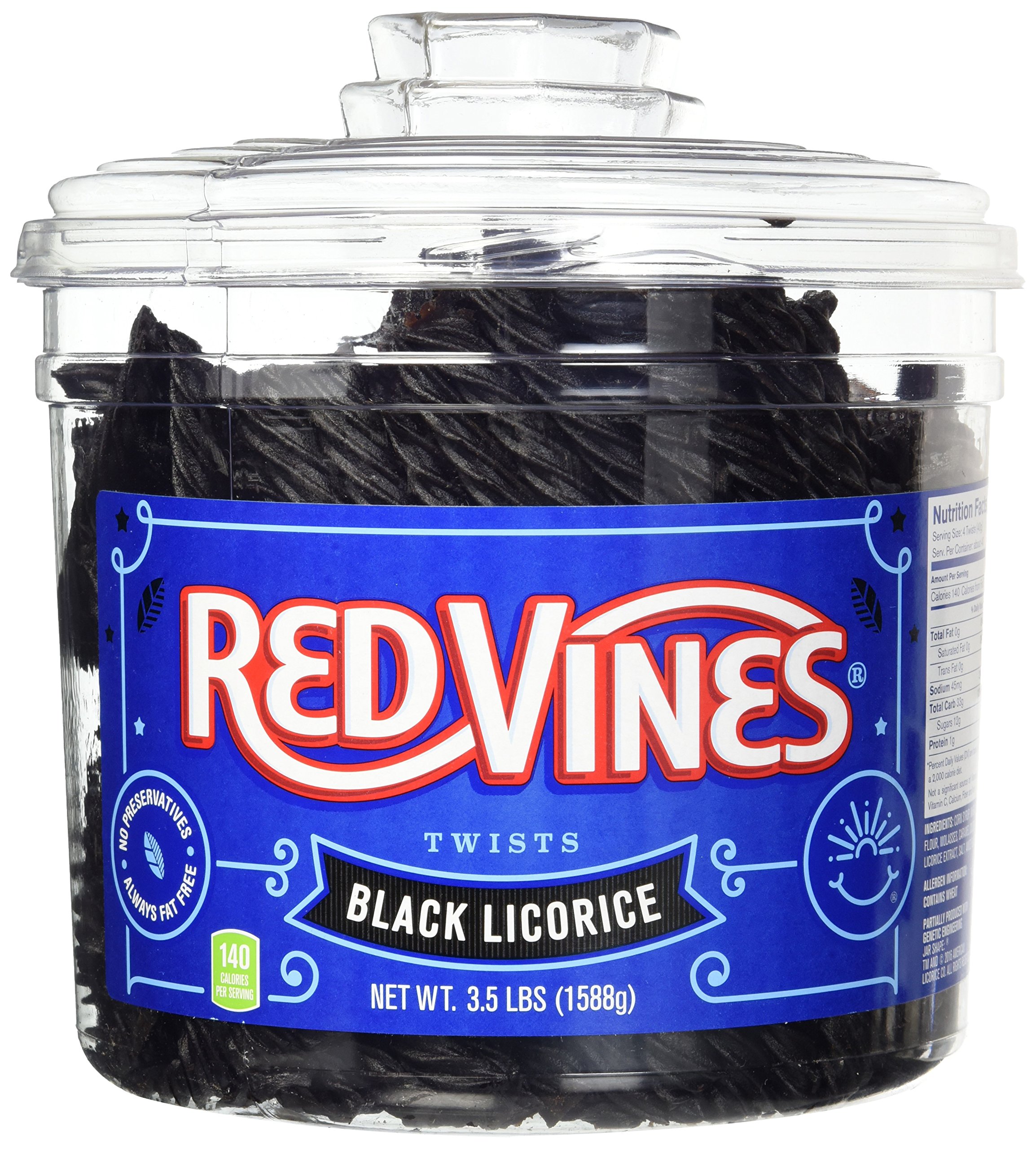 RedVines twist original red 3.5 LBS Licorice Candy
