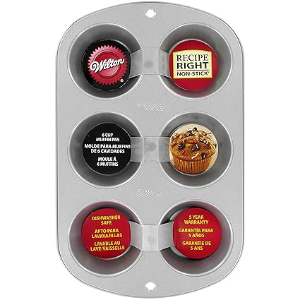 Wilton Recipe Ready 6 Cup Reg Muffin Pan