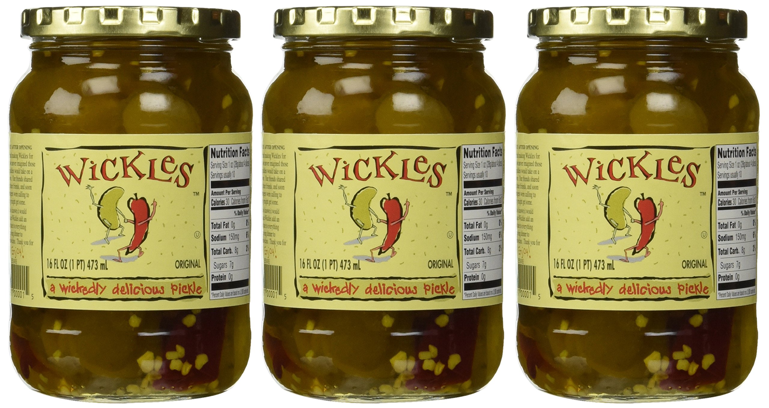 Wickles Original Relish, 16 Ounce Pickle Relishes