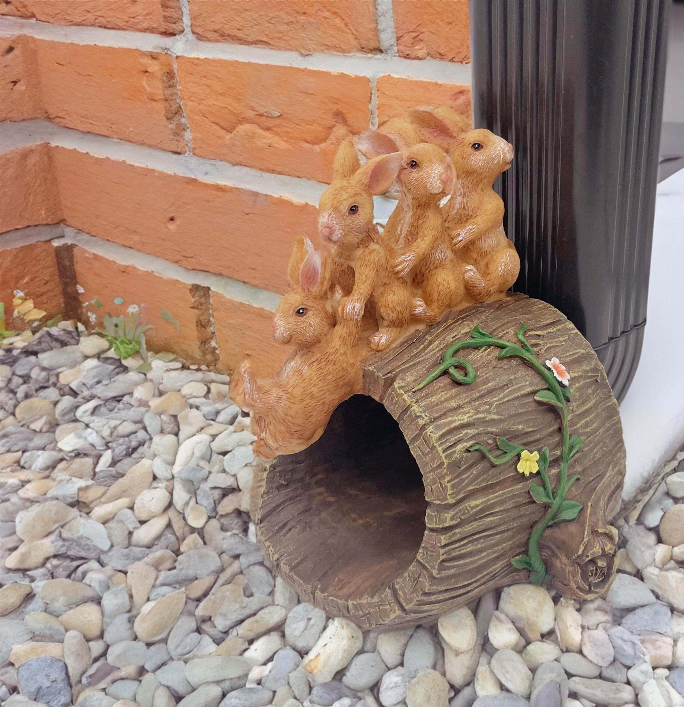 Mua Rabbit Statues Gutter Downspout Extension Statues Garden Decoration ...