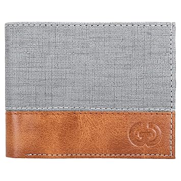 Greywood Mens Grey Leather Wallet GW-022