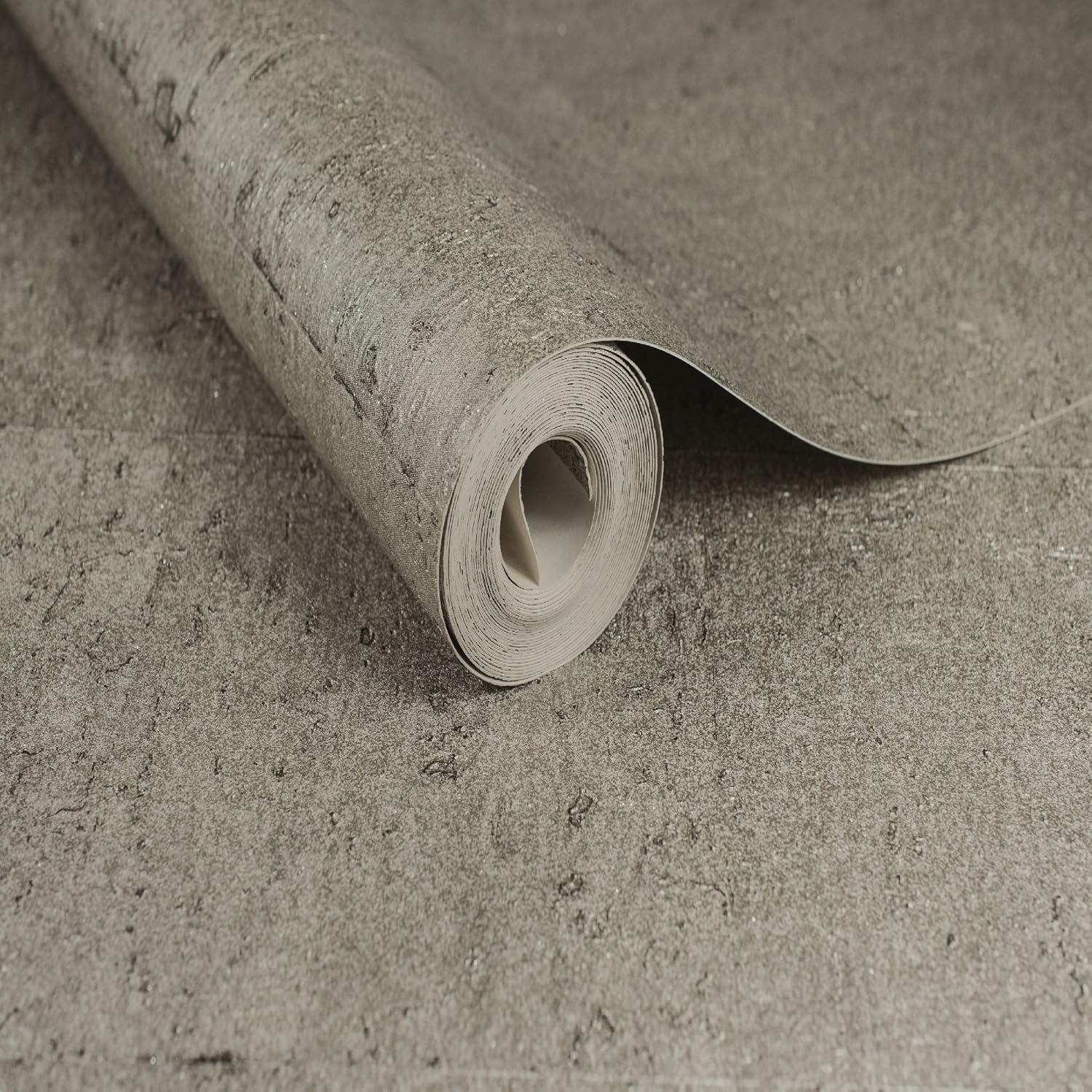Boutique Taupe/Beige KorukuTextured Plain Luxury Paste The Wall Wallpaper, 6 x 53 cm - Image 4