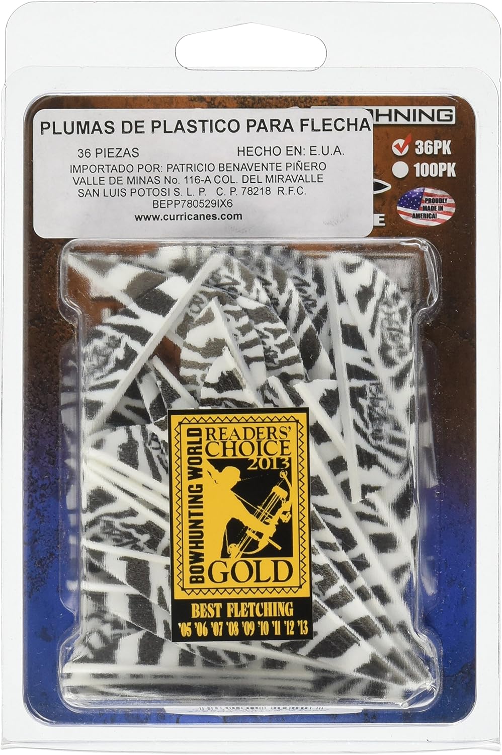 Bohning Blazer Vane (Pack of 36), White Tiger : Sports & Outdoors