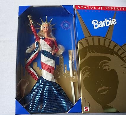 barbie statue of liberty