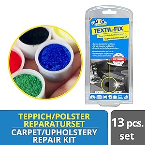 ATG Fabric Upholstery Repair Kit | Carpet Repair Kit | Furniture Repair Kit - Fixes Abraisions, Scuffs and Holes