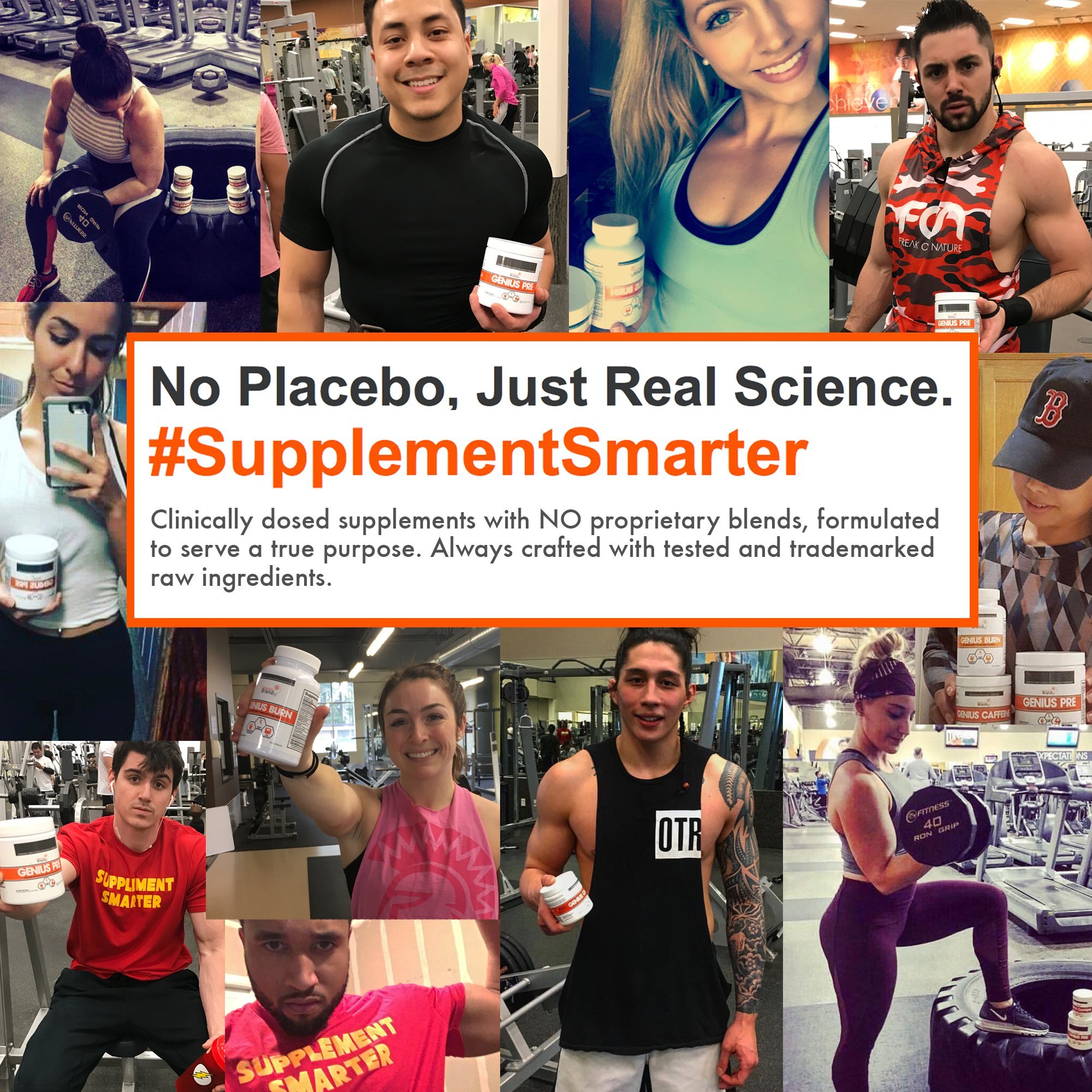 GENIUS BCAA Powder with Focus & Energy Multiuse Natural Vegan