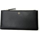 Tory Burch Women's Blake Pebble Leather Slim Wallet (Black)