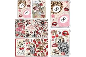 Rngmsi Insert Cardstock for Clear Case - 8Pcs Y2K Aesthetic Cardstock Inserts Compatible with Kindle Paperwhite 11th-12th, 6.