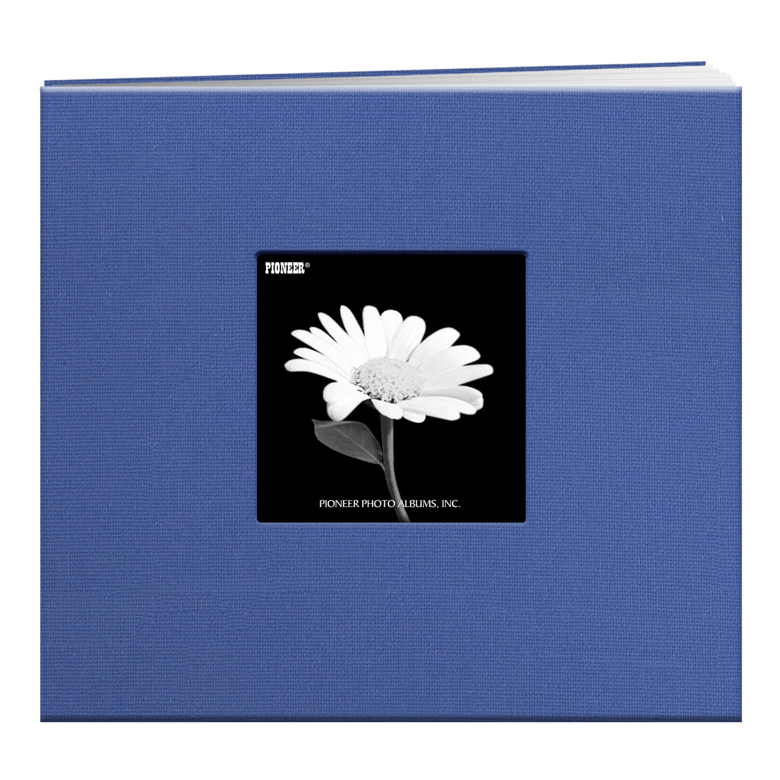 Pioneer 8 x 8-inch Book Cloth Cover Post Bound Album, Sky Blue