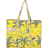 AFFERTO Cotton Tote Bag Travel Bag for Women Shopping & Grocery Bag, Durable, Washable Best For Valentine Gift