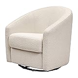 Babyletto Madison Swivel Glider in Polyester Ivory