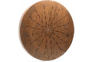 NAZAR DRUMS Waterfall Disk 20 inch Meditative Wooden Ocean Drum for Relaxing Sound Bath