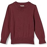 Amazon Essentials Boys and Toddlers' Uniform Cotton Crewneck Sweater
