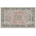 Ruggable Washable 3x5 Area Rug, Kamran Cayenne Red, Premium Rugs for Living Room, Bedroom, Kitchen, Office, Classroom with Gripper Non Slip Pad
