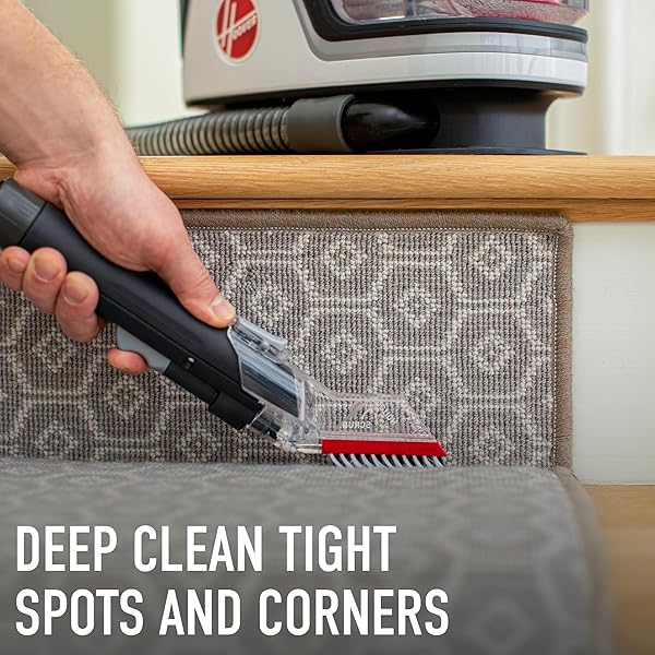 HOOVER CLEANSLATE PET PORTABLE CARPET + UPHOLSTERY SPOT CLEANER MACHINE, POWERFUL SUCTION WITH VERSATILE TOOLS, PET STAIN REMOVER, CAR AND AUTO DETAILER, PAIR WITH HOOVER CARPET CLEANER SOLUTION