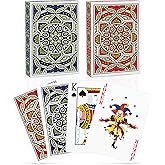 Playing Cards, 2 Decks of Playing Cards, Standard Poker Card Set (Blue&amp;Red) | Playing Cards 2 Pack,Easy to Shuffle,Fun Card Games for Adults,Suitable for Family Game Night,Camping,Travel,Party Games