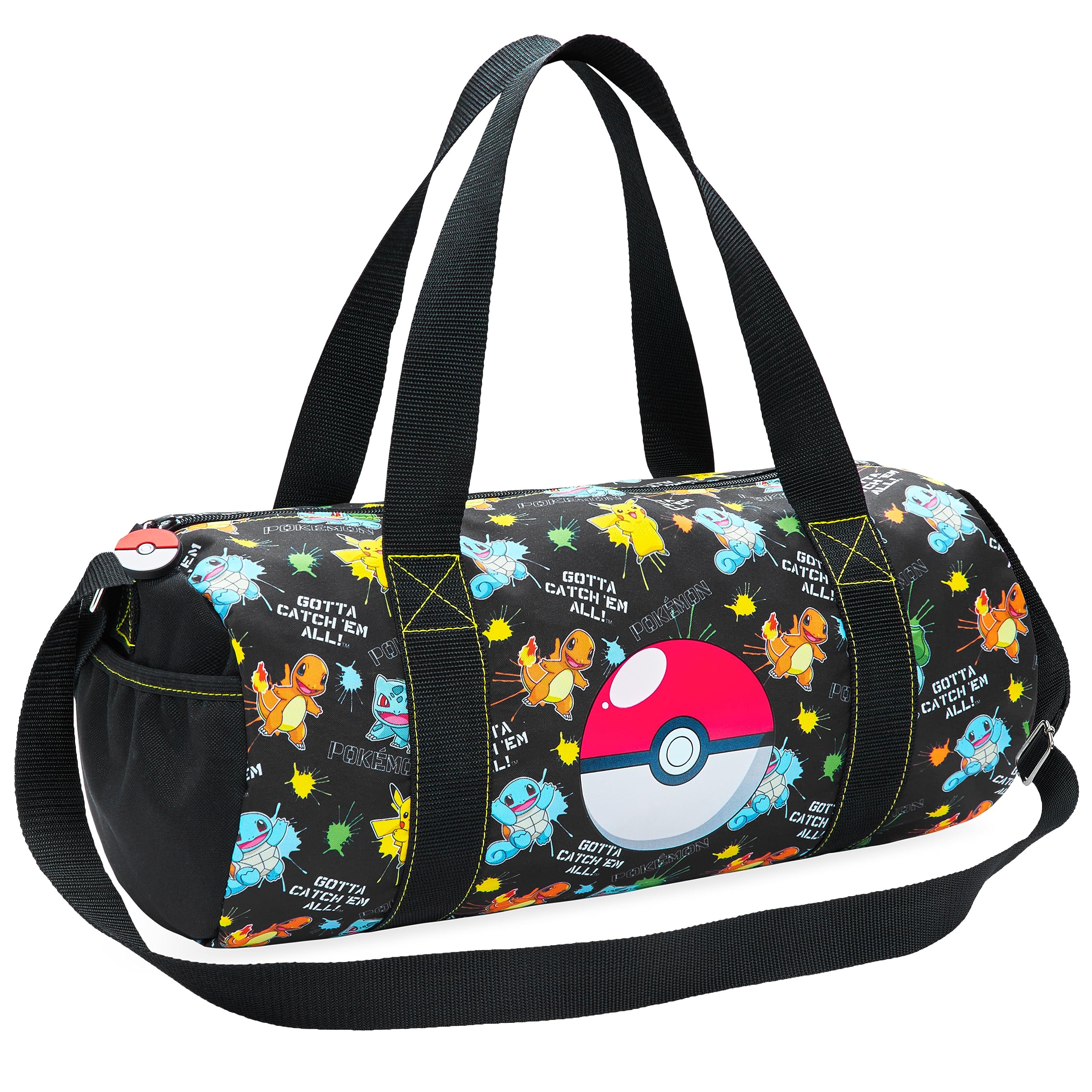 Pokemon Gym Bag for Kids, Pikachu Boys Duffle Bag Large Holdall (Multi)