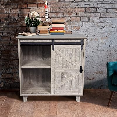 GOOD & GRACIOUS Mid-Century Industrial Sideboard for Living Room