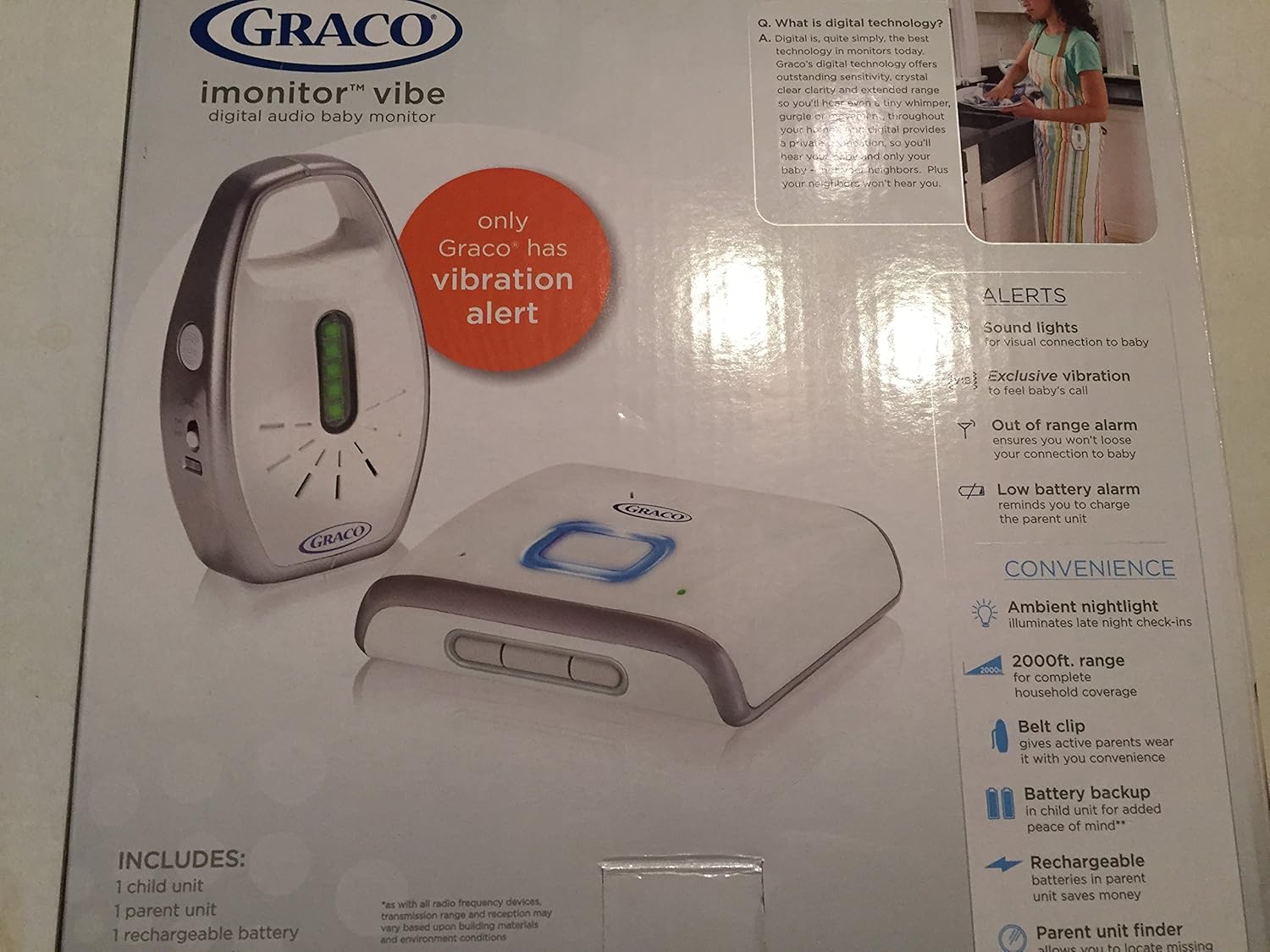 graco vibrating baby monitor