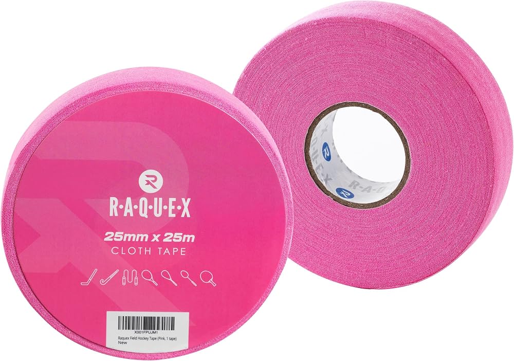 Raquex Sport Cloth Tape 25m Non-Slip Self-Adhesive 25mm Roll