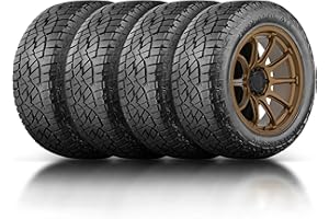 Set of 4 (FOUR) Mastertrack BADLANDS ATX 225/65R17 102H All-Season All-Terrain SUV Tires 225/65/17-Includes 3-Year Road Hazard Warranty & 5-Year Warranty (Tire Only)
